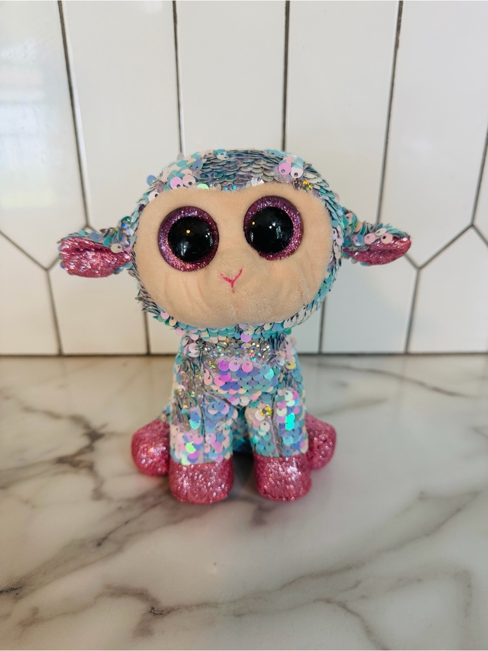 Ty Beanie Boos Flippables "Tulip" Lamb Plush